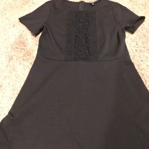 Solid Black Vera Wang Dress